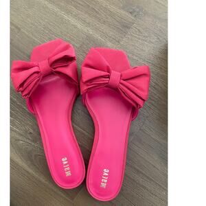 Maeve Pink Bow Sandals